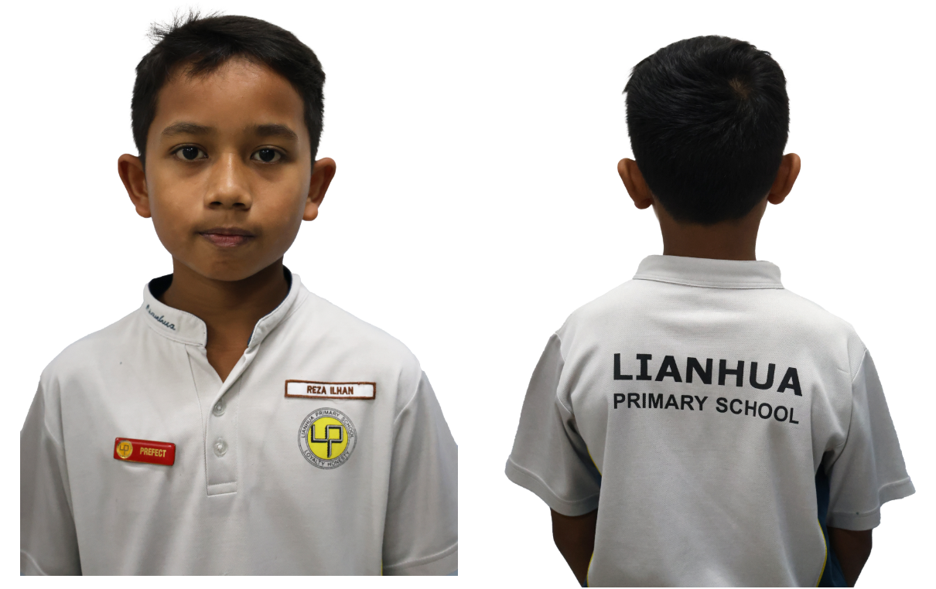 Boy hair front and back view.